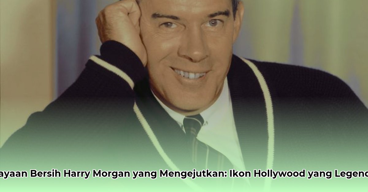 harry morgan net worth